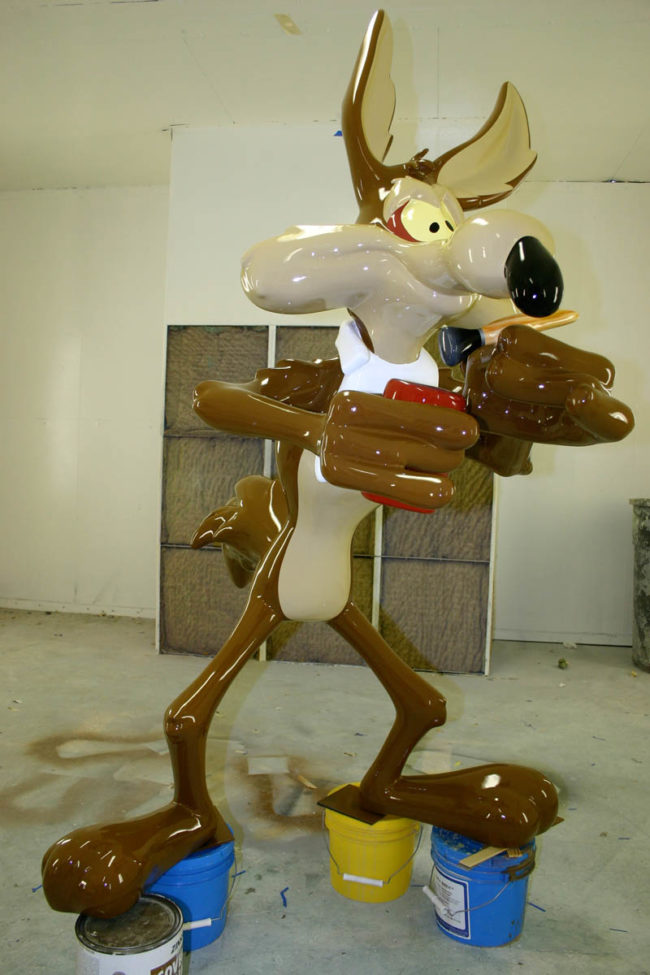 Wile E. Coyote Sculpture-6′ tall Tokyo, Japan