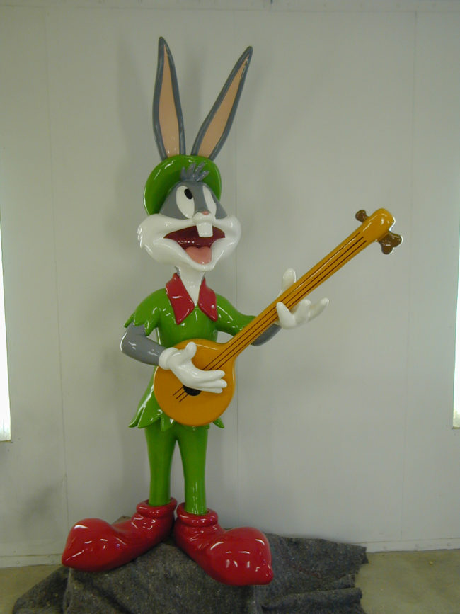 Bugs Bunny Sculpture-6′ tall Six Flags Park in Mexico City, Mexico