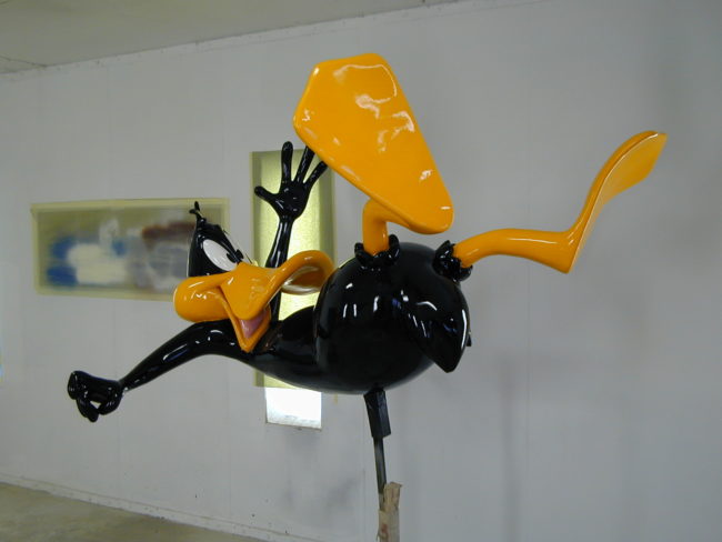 Daffy Duck Sculpture-4′ tall Six Flags Park in Mexico City, Mexico