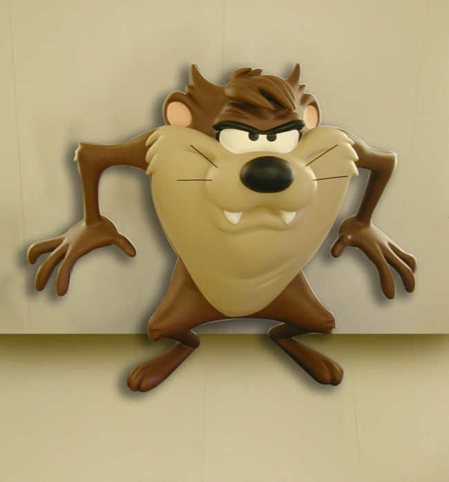 Tazmanian Devil Sculpture-4′ tall Several retail outlets worldwide
