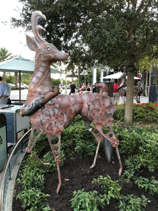 Aluminum Steampunk Deer Disney Springs
Walt Disney World
Orlando, Florida